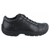 KEEN Utility 남성용 PTC 옥스포드 낮은 높이 미끄럼 방지 푸드 서비스 셰프 슈즈 블랙/블랙 245mm(미국 7.5 M)