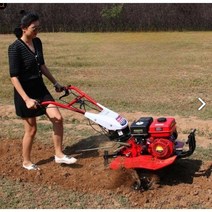 미니관리기 밭가는기계 소형트렉터 농업용관리기 쟁기 밭갈이 텃밭 농기계, 가솔린엔진+회전식경운기