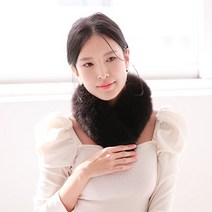 노엘퍼 사가폭스 머플러 퍼 목도리 여성 겨울