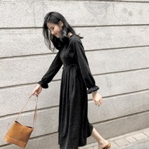 가바바 여성 빅사이즈 원피스 소녀의 이미지 그대로 데일리 쉬폰 롱 원피스 G25792
