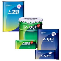 KCC페인트 우레탄 옥상방수페인트 스포탄/모노탄 대용량, 스포탄 하도 14kg 투명