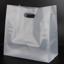 월드몰 HD 반투명 무지 비닐쇼핑백 특대 100개 30 x 16 x 46 cm