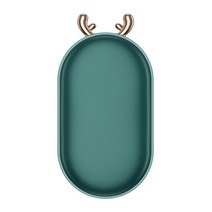 손 발 난로 온열 이중 목적 USB 3 기어 손 따뜻하게 보조베터리 재사용 가능한 전기, 01 Green