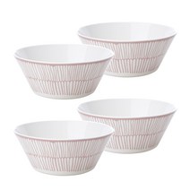 한국도자기 레트로핑크 면기, 라인, 4개