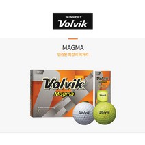 Volvik 볼빅 골프공 마그마 MAGMA 3피스 / 몬스터골프, [색상] 옐로우