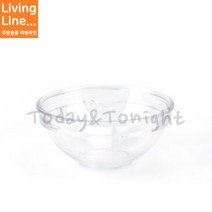 Kitchen 업소용 플라스틱 빙수볼 간식 요거트볼 아이스크림 컵 팥빙수 그릇 화채 시리얼 접시, ♥Kitchen_PC요거트볼-투명♥, 1개