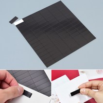 잘려져 편한 조각 고무자석판 자석스티커 홍보물 자석, 25 x 15mm (60P)