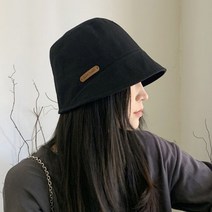 사이드 레터링 포인트 벙거지 모자 선캡 썬캡 여름 캡모자 밀짚 왕골 나들이 여성 성인