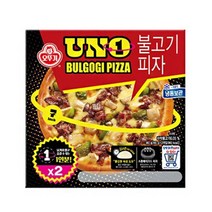 오뚜기 냉동 불고기 피자 UNO 180gx2, 일반