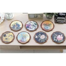 신혼부부선물 명화 입체프린팅 냄비깔개 테이블보호 캠핑 이쁜 긁힘방지 답례품 diy, 키스
