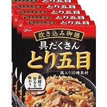 일본 글리코 영양밥 솥밥 재료 272g(5박스), 닭 오목밥개