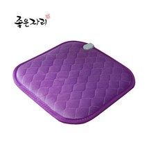 따뜻한 극세사 소파 방석 1인용 2인용 3인용 사무실 침대 온열 매트, 43X43, 누빔퍼플 1인용