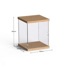 장식장 케이스 피규어 아크릴 진열장 프라모델 투명 아크릴케이스 아크릴장식장, 사각 1층