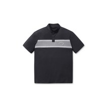 잭니클라우스 남성 스탠드카라 니트배색 티셔츠 LNTAM22111DGX