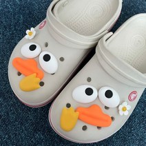 (무료배송)오리 덕이 눈코입 파츠 신발 꾸미기세트 10pcs/8pcs/6pcs, 오리얼굴+오리발2+꽃송이2(10pcs)