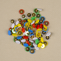 비투비월드 문구존 컬러 압핀 80p세트/사무용 문구용 압정 압침, 단품, 색상:단품|사이즈:FREE