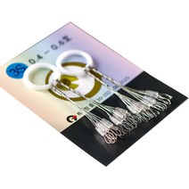 GOLDFISH 골드피쉬 투명스토퍼 찌멈춤고무 8봉 묶음