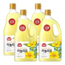(메카몰) 사조대림 해표 카놀라유 1.5L, 4개