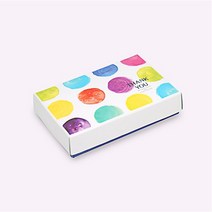 메이크박스 답례상자 떡상자 떡포장 접이식 답례떡포장 - 16호 B, 100장