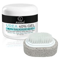 Urea Gel 40% | 고효율 풋 리페어 젤 | 균열된 힐 트리트먼트 우레아 살리실산 및 기타 유익한 성분으로 | 발을 위한 캘러스 리무버 | 건조한 균열 발을 위한 발 젤, 113ml, 1개