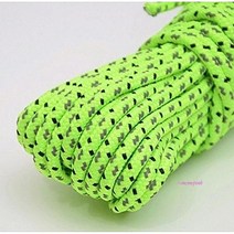 텐트로프 타프끈 타프 타프줄 스트링 형광 야광 캠핑 반사광 야간 텐트고정yza218, MMSd_형광 스트링 6mmX50M