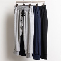 강물처럼 빅사이즈사랑해요 0206RL104 끈밴딩 7부 트레이닝 팬츠 MN (6865627)