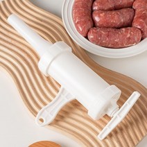 소시지 기계집에서 만든 소시지 메이커 수제 도구 필러 스터퍼 육포 건 수동 고기 주사기, 한개옵션0