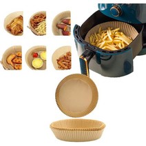 대나무찜기 찜통50/100pcs 에어 프라이어 스티머 라이너 양피지 목재 펄프 페이퍼 비 스틱 김이 나는 바구, 02 16cm-50cps