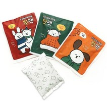 도매꾹 - 강아지 곰 토끼 캐릭터 핫팩 12개, 단품