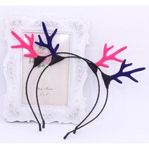 크리스마스 파티 머리띠 크리스마스 사슴 뿔 머리띠 참신한 성인 키즈 멋진 드레스 의상 동물 귀 헤어 후, 03 rose_01 앤틀러