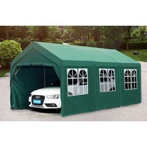 주차 창고 야외 가정용 텐트 선 스크린 창고 천막, 길이6x폭3(둘레제외)