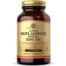 솔가 Solgar 고함량 비타민 P 바이오플라보노이드 1000mg 100정 100일분 1병, 1개