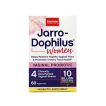 Jarrow Formulas 자로우 도필러스 여성용 프로바이오틱스 100억 식물성 캡슐 60 정, 1개, 60개