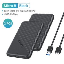 외장하드케이스 HDD 이동형 하드렉 케이스 ORICO MicroB USB30 25인치 외장 저장장치 SATA 5Gbps SSD 인클로저는 PC 노트북에서 UASP를 지원합니다