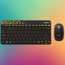 로지텍코리아 MK240 Nano 블랙 무선 키보드마우스 세트, 단품, 단품
