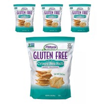 밀턴스 베이크드 크래커 크리스피 씨 솔트, 128g, 4개