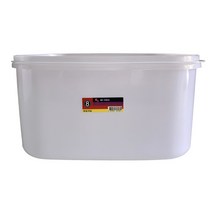 업소용밀폐통 김치통 식당용 백밀폐통 냉동밥보관용기 백밀폐용기, 10호(30L), 1개