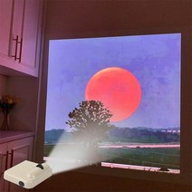 포토존 Ins 풍경 프로젝션 램프 생일 파티 배경 벽 사진 소품 바다 구름 조명 룸 장식, 03 A3 set