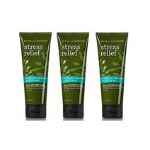 바스 앤 바디웍스 아로마테라피 유칼립투스 스피어민트 바디 크림 Bath and Body Works Aromatherapy Stress Relief 8oz 3팩, 1개