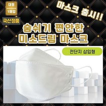 판촉물/1000개/국산정품 KC인증 4중필터 대형 마스크 전단지형일회용마스크/로고인쇄 도매제작 제조 기념품, 기본수량1000개구매시, 인쇄신청