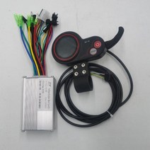 36v 48v 250w350w 전기 자전거 컨트롤러 ebike 전기 스쿠터용 lcd 디스플레이 엄지 스로틀 포함, 36V 250W