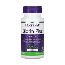 나트롤 비오틴 영양제 5000mcg 루테인 10mg 60정 고함량, 1개, 기본