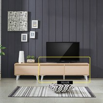 파로마 니엘 1200 서랍 거실장 AT, 화이트매플