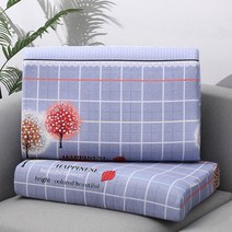 라텍스베개부드러운 코 튼 라텍스 베개 커버 쿠션 커버 30X50CM/40X60CM 인쇄 메모리 폼 잠자는 베개 케이, 11 M_02 40X60cm