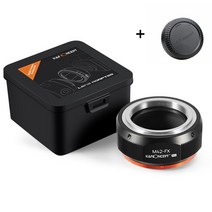 K&F Concept M42-FX PRO 렌즈 변환링 어댑터 - M42 마운트 렌즈 >> 후지 X 바디-뒤캡포함/내부반사코팅/M42- Fuji X Lens Adapter + Cap
