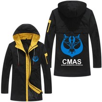 패디 다이빙강사 팀복 padi 스쿠버다이빙 바람막이 자켓 cmas 프리다이빙 로고
