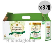 남양 임페리얼드림XO 오가닉 분유 4단계 800g 3개입x3