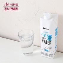 자연드림 JUST기픈물 종이팩생수, 1000ml, 12개