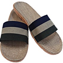 오키노피 초경량 린넨 마 삼선 슬리퍼 실내화 사무실화