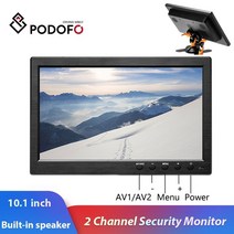 소형 휴대용 포터블 모니터 Podofo 10.1 LCD HD 미니 TV 컬러 초소형모니터, 협력사, 미국 플러그